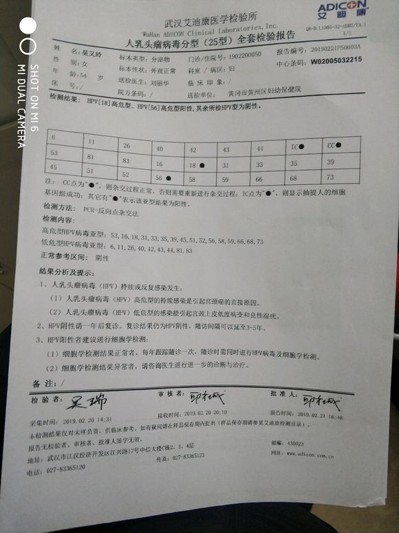 有懂妇科的人吗？宫颈之类的，我妈妈的检验报告
